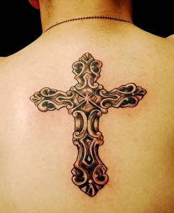 фото тату крест от 23.11.2017 №048 - tattoo cross - tattoo-photo.ru