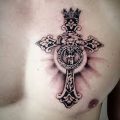 фото тату крест от 23.11.2017 №063 - tattoo cross - tattoo-photo.ru