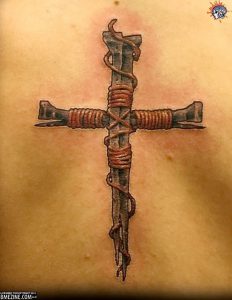 фото тату крест от 23.11.2017 №074 - tattoo cross - tattoo-photo.ru