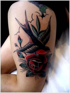 фото тату ласточка от 18.11.2017 №012 - tattoo swallow - tattoo-photo.ru