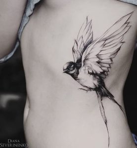 фото тату ласточка от 18.11.2017 №020 - tattoo swallow - tattoo-photo.ru