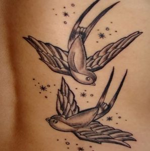 фото тату ласточка от 18.11.2017 №065 - tattoo swallow - tattoo-photo.ru