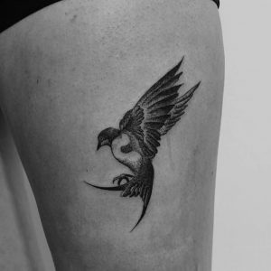 фото тату ласточка от 18.11.2017 №078 - tattoo swallow - tattoo-photo.ru