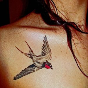 фото тату ласточка от 18.11.2017 №093 - tattoo swallow - tattoo-photo.ru