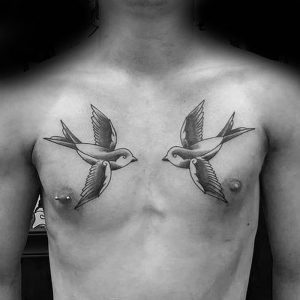 фото тату ласточка от 18.11.2017 №096 - tattoo swallow - tattoo-photo.ru