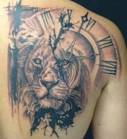 фото тату лев от 18.11.2017 №004 — tattoo lion — tattoo-photo.ru