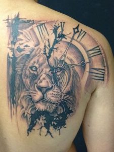 фото тату лев от 18.11.2017 №004 - tattoo lion - tattoo-photo.ru