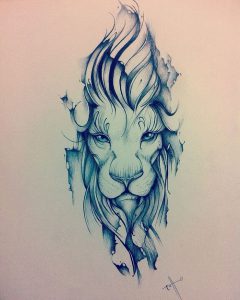 фото тату лев от 18.11.2017 №006 - tattoo lion - tattoo-photo.ru