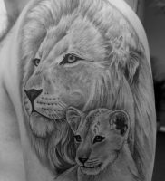фото тату лев от 18.11.2017 №010 — tattoo lion — tattoo-photo.ru