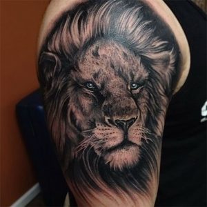 фото тату лев от 18.11.2017 №011 - tattoo lion - tattoo-photo.ru
