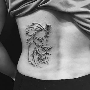 фото тату лев от 18.11.2017 №015 - tattoo lion - tattoo-photo.ru