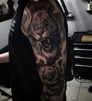фото тату лев от 18.11.2017 №016 — tattoo lion — tattoo-photo.ru
