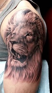 фото тату лев от 18.11.2017 №020 - tattoo lion - tattoo-photo.ru