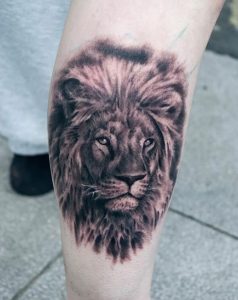 фото тату лев от 18.11.2017 №021 - tattoo lion - tattoo-photo.ru