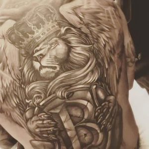 фото тату лев от 18.11.2017 №024 - tattoo lion - tattoo-photo.ru