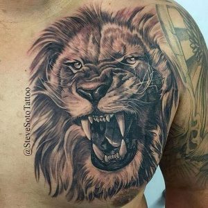 фото тату лев от 18.11.2017 №027 - tattoo lion - tattoo-photo.ru