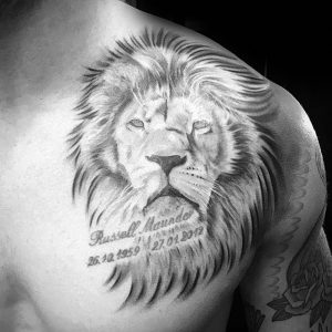 фото тату лев от 18.11.2017 №034 - tattoo lion - tattoo-photo.ru