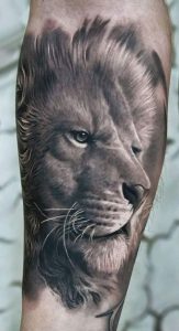 фото тату лев от 18.11.2017 №037 - tattoo lion - tattoo-photo.ru