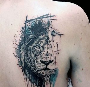 фото тату лев от 18.11.2017 №038 - tattoo lion - tattoo-photo.ru