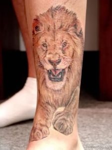 фото тату лев от 18.11.2017 №039 - tattoo lion - tattoo-photo.ru