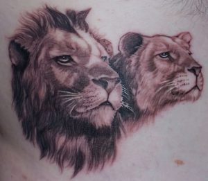 фото тату лев от 18.11.2017 №064 - tattoo lion - tattoo-photo.ru