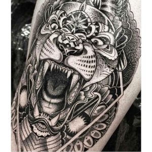 фото тату лев от 18.11.2017 №069 - tattoo lion - tattoo-photo.ru