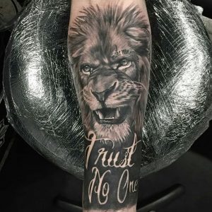 фото тату лев от 18.11.2017 №073 - tattoo lion - tattoo-photo.ru