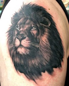 фото тату лев от 18.11.2017 №079 - tattoo lion - tattoo-photo.ru