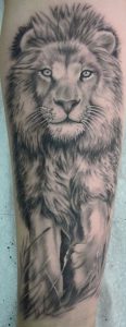 фото тату лев от 18.11.2017 №080 - tattoo lion - tattoo-photo.ru