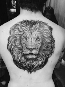 фото тату лев от 18.11.2017 №081 - tattoo lion - tattoo-photo.ru