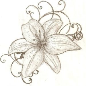 фото тату лилия от 19.11.2017 №007 - tattoo lily - tattoo-photo.ru
