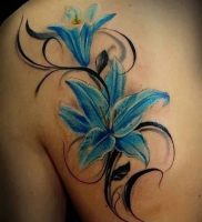 фото тату лилия от 19.11.2017 №009 — tattoo lily — tattoo-photo.ru