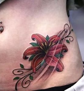 фото тату лилия от 19.11.2017 №015 - tattoo lily - tattoo-photo.ru