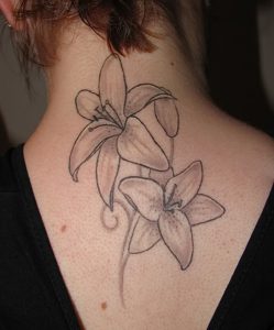 фото тату лилия от 19.11.2017 №019 - tattoo lily - tattoo-photo.ru