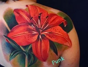 фото тату лилия от 19.11.2017 №048 - tattoo lily - tattoo-photo.ru