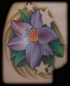 фото тату лилия от 19.11.2017 №064 - tattoo lily - tattoo-photo.ru