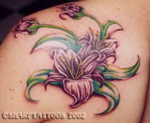 фото тату лилия от 19.11.2017 №066 - tattoo lily - tattoo-photo.ru
