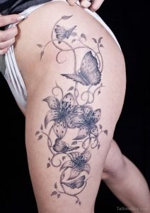 фото тату лилия от 19.11.2017 №077 - tattoo lily - tattoo-photo.ru