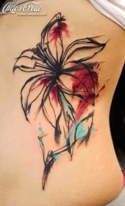 фото тату лилия от 19.11.2017 №085 - tattoo lily - tattoo-photo.ru