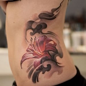фото тату лилия от 19.11.2017 №106 - tattoo lily - tattoo-photo.ru