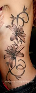 фото тату лилия от 19.11.2017 №109 - tattoo lily - tattoo-photo.ru