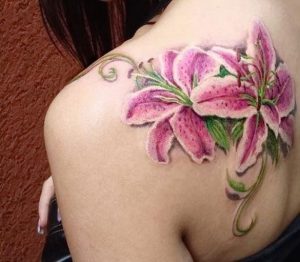 фото тату лилия от 19.11.2017 №116 - tattoo lily - tattoo-photo.ru