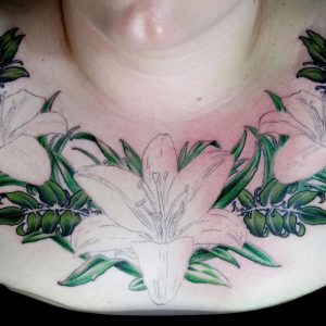 фото тату лилия от 19.11.2017 №123 - tattoo lily - tattoo-photo.ru
