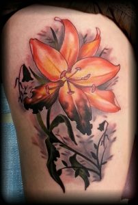 фото тату лилия от 19.11.2017 №131 - tattoo lily - tattoo-photo.ru