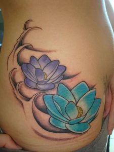 фото тату лотос от 19.11.2017 №065 - lotus tattoo - tattoo-photo.ru