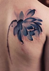 фото тату лотос от 19.11.2017 №085 - lotus tattoo - tattoo-photo.ru