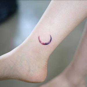 фото тату луна от 19.11.2017 №063 - tattoo moon - tattoo-photo.ru