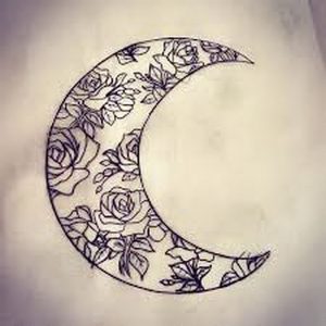 фото тату луна от 19.11.2017 №072 - tattoo moon - tattoo-photo.ru