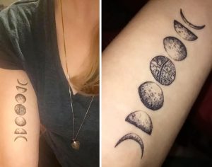 фото тату луна от 19.11.2017 №088 - tattoo moon - tattoo-photo.ru