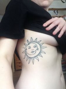 фото тату луна от 19.11.2017 №091 - tattoo moon - tattoo-photo.ru
